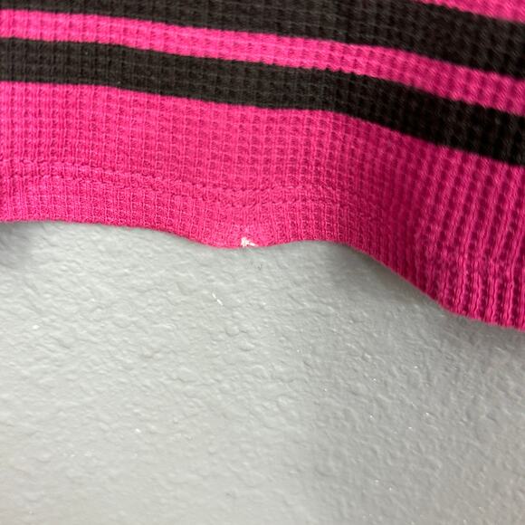 VOCAL Womens CRYSTAL PINK BLACK SUGAR SKULL AZTEC BIKER USA SHIRT XL - Picture 5 of 7